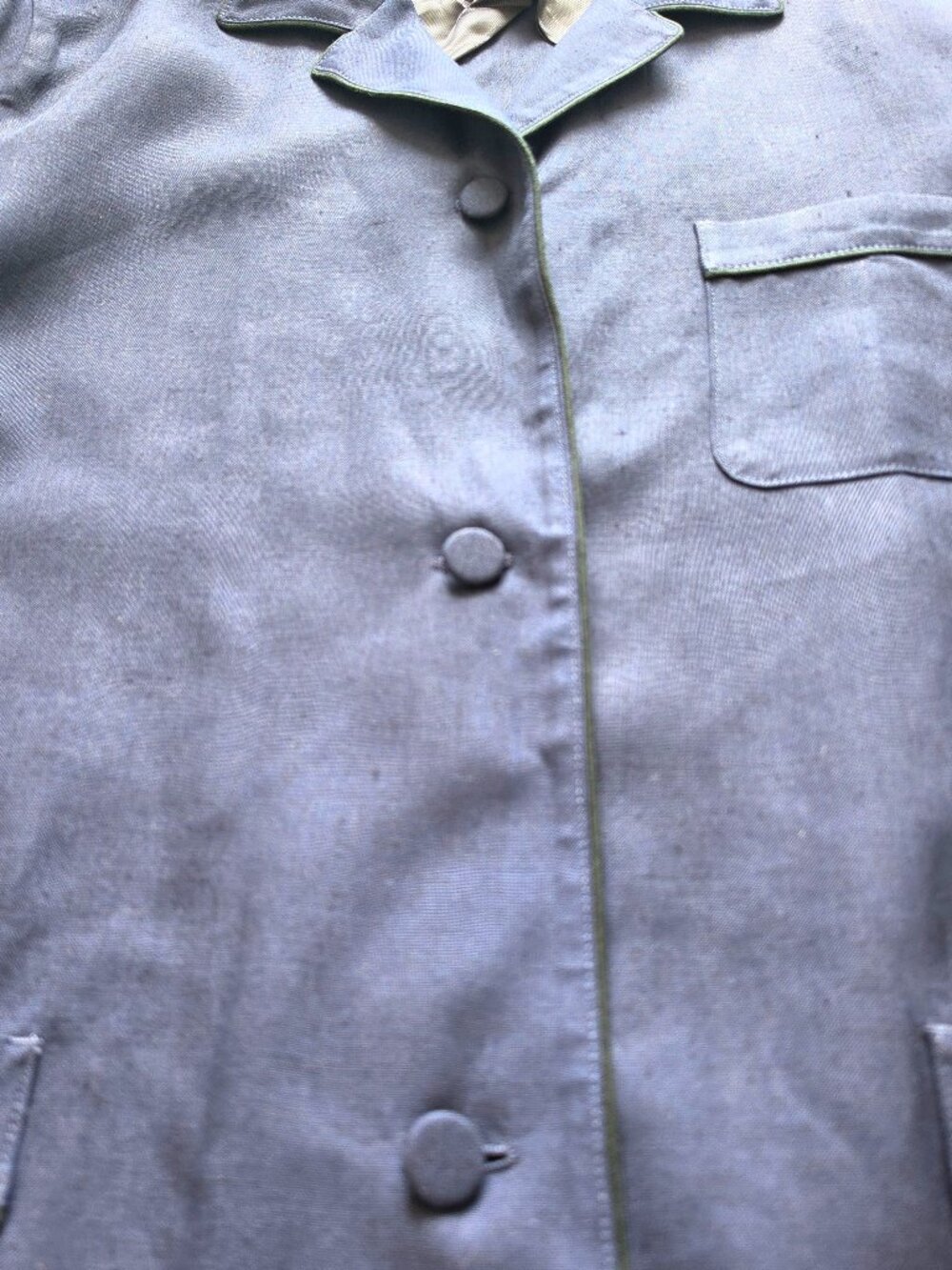 EUC - Gucci Women's Navy Blazer Jacket Size 50 IT / US XL 16 Viscose Linen - Picture 6 of 12